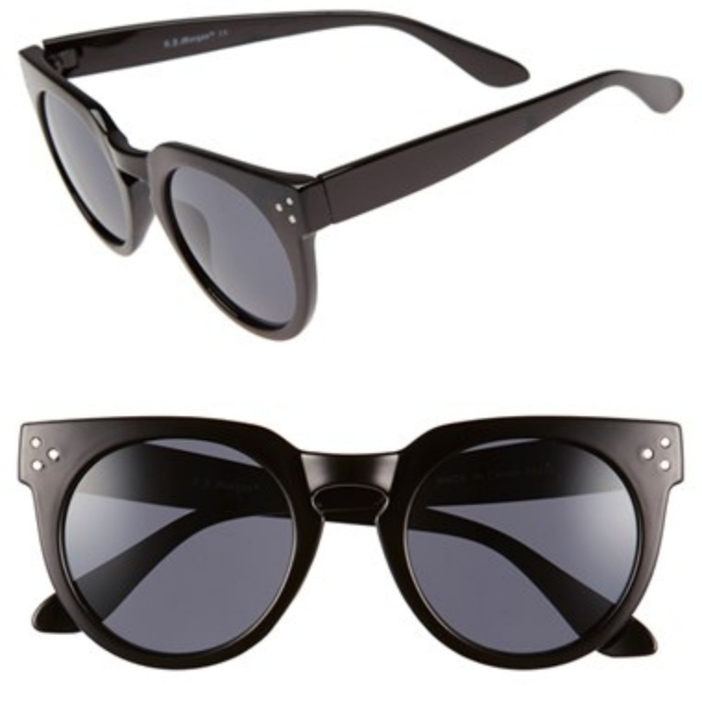 A J Morgan Black Sunglasses Ditto Sunglasses